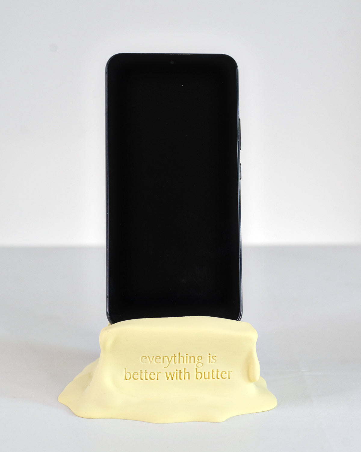 Stick of Butter Cell Phone Stand by Happy Box Designs